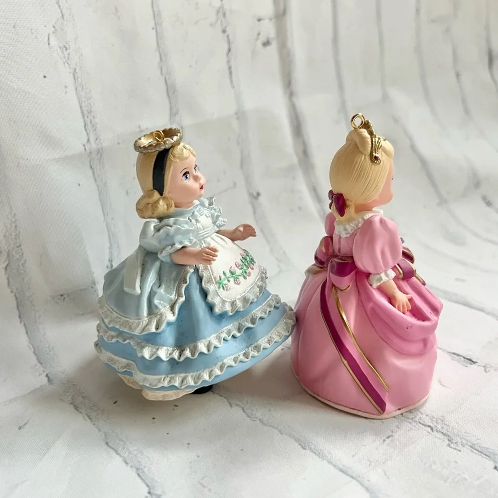 Hallmark Keepsake Madame Alexander Ornaments Cinderella, Alice in Wonderland Set